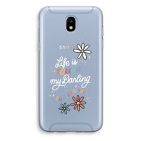 Tough Life: Samsung Galaxy J5 (2017) Transparant Hoesje