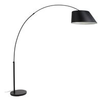 Zuiver Vloerlamp 'Arc' 222cm, kleur Zwart