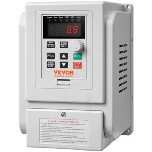 VEVOR 4kW 18A 5HP frequentieomvormer VFD AC 220-240V frequentieregelaar snelheidsregelaar frequentieomvormer omvormermotor VFD omvormer variabele frequentie driver inclusief 20cm besturingskabel