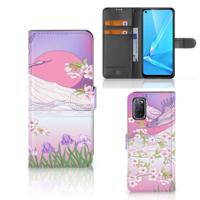 OPPO A72 | OPPO A52 | Telefoonhoesje | Met pasjeshouder | Bird Flying