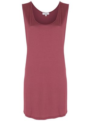 Amir Slama robe à design sans manches - Violet