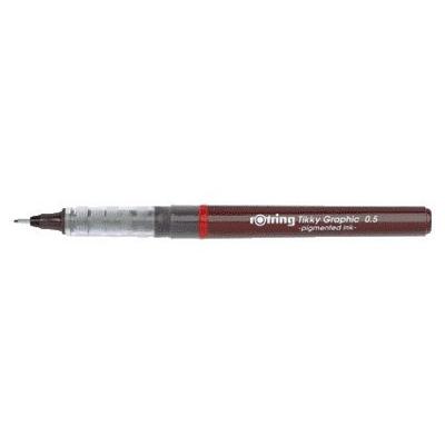 Fineliner rotring tikky graphic 0.5mm | 12 stuks