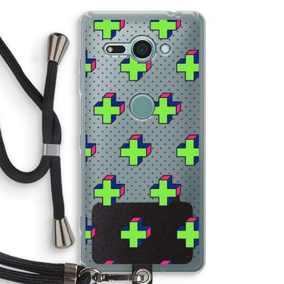 8-bit N°10: Sony Xperia XZ2 Compact Transparant Hoesje met koord