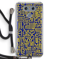 Majorelle Blue Print: LG G6 Transparant Hoesje met koord