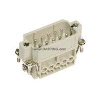 Harting 09 20 010 2612 Pin-inzetstuk Han® A 10 + PE Schroeven 1 stuk(s)