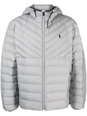 Polo Ralph Lauren doudoune à motif Polo Pony - Gris