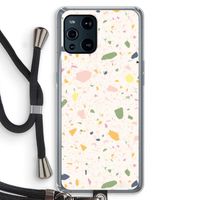 Terrazzo N°21: Oppo Find X3 Transparant Hoesje met koord