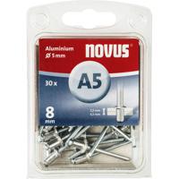 Novus 108964503 Blindklinknagel (Ø x l) 5 mm x 8 mm Aluminium Aluminium 30 stuk(s) - thumbnail