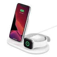 Belkin 3-in-1 wirel. Charger for Apple Watch/iPhone. white - thumbnail
