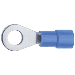 Klauke 6304 Ringkabelschoen Dwarsdoorsnede (max.): 2.50 mm² Gat diameter: 4.3 mm Deels geïsoleerd Blauw 1 stuk(s)