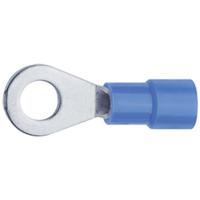 Klauke 6303 Ringkabelschoen Dwarsdoorsnede (max.): 2.50 mm² Gat diameter: 3.2 mm Deels geïsoleerd Blauw 1 stuk(s) - thumbnail