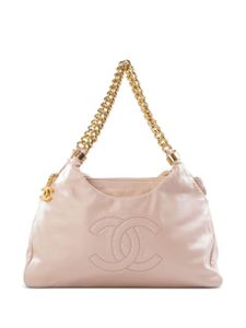 CHANEL Pre-Owned sac porté épaule à logo cousu (2009) - Rose