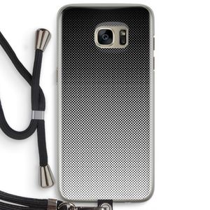 Musketon Halftone: Samsung Galaxy S7 Edge Transparant Hoesje met koord