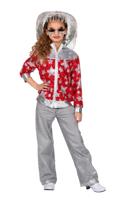 Glamorous Pailletten Jasje Sterren Meisje Rood