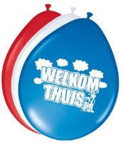 Ballonnen 'Welkom thuis' (8 st)