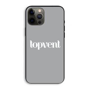 Topvent Grijs Wit: iPhone 12 Pro Max Biologisch afbreekbaar hoesje