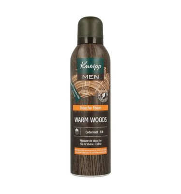Men warm woods douche foam cedernoot