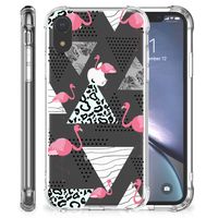 Apple iPhone Xr Case Anti-shock Flamingo Triangle