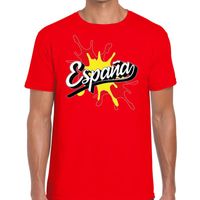 Espana/Spanje t-shirt spetter rood voor heren