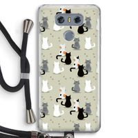 Katten: LG G6 Transparant Hoesje met koord