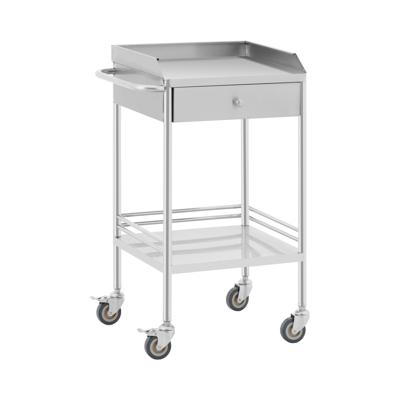 Laboratoriumwagen - 2 planken elk 43 x 39 x 13 cm - 1 lade - 40 kg