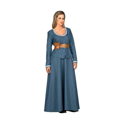 Kostuums voor Volwassenen My Other Me Western Girl Blauw M/L
