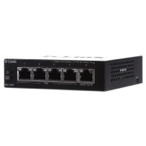 D-Link DGS-1005P netwerk-switch Unmanaged L2 Gigabit Ethernet (10/100/1000) Power over Ethernet (PoE) Zwart
