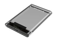 Conceptronic DANTE03T behuizing voor opslagstations HDD-/SSD-behuizing Transparant 2.5"