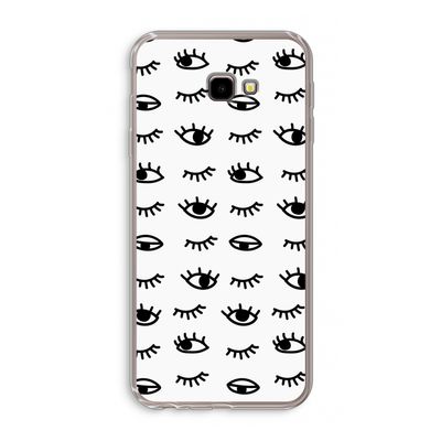 Eye pattern #2: Samsung Galaxy J4 Plus Transparant Hoesje