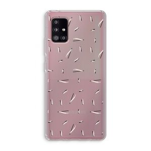 Hipster stripes: Samsung Galaxy A51 5G Transparant Hoesje