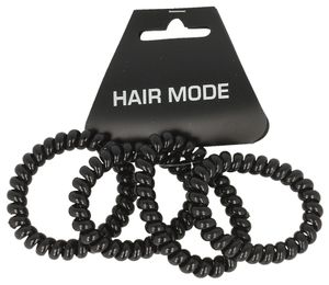 Hair Mode Haarelastiek Kabel Groot Zwart