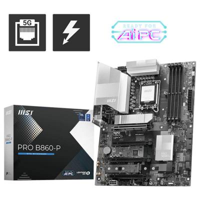 MSI B860-P Moederbord Vormfactor ATX Moederbord chipset Intel® B860