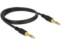 DeLOCK 85547 1m 3.5mm 3.5mm Zwart audio kabel - thumbnail