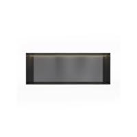 Hotbath &MORE Inbouwbox of inbouwnis - 30x80x10 - frameless + LED - Geborsteld zwart PVD BOX080FLMBP