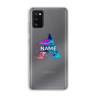Abstract Spectrum: Samsung Galaxy A41 Transparant Hoesje
