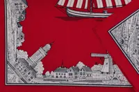 Boeren zakdoek rood Oud nederland 54 x 54 cm