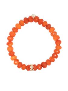 Sydney Evan bracelet en or 14ct - Orange