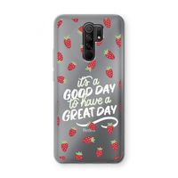 Don't forget to have a great day: Xiaomi Redmi 9 Transparant Hoesje