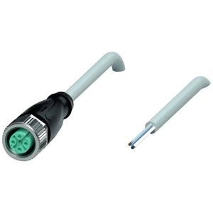 Pepperl+Fuchs 239998-100000 Sensor/actuator connector, geassembleerd Aantal polen (sensoren): 5 1 m 1 stuk(s)