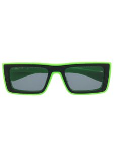 Off-White Eyewear lunettes de soleil Jacob à monture rectangulaire - Vert