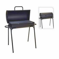 Houtskoolbarbecue met Poten Zwart 33 x 63 x 89 cm Rond