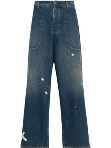 Maison Margiela low-rise straight-leg jeans - Bleu