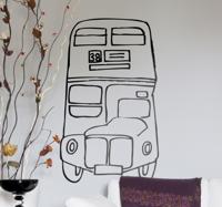 Sticker Bus dubbeldekker londen