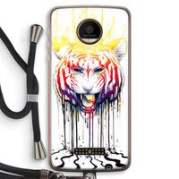 Fading: Motorola Moto Z Force Transparant Hoesje met koord Fading: Motorola Moto Z Force Transparant Hoesje met koord