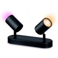 Philips Lighting IMAGEO WiZ Spots 2x5W B 22-65K RGB 871951455195400 LED-plafondlamp LED 10 W Zwart - thumbnail