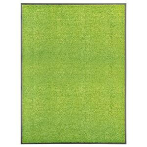 VidaXL Deurmat wasbaar 90x120 cm groen