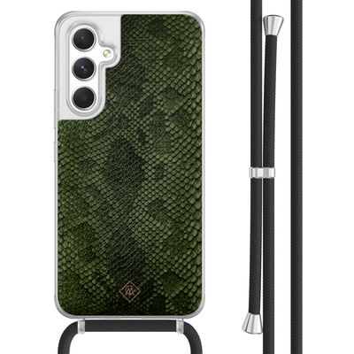 Samsung Galaxy A54 hoesje met koord - Snake mix