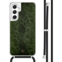 Samsung Galaxy A54 hoesje met koord - Snake mix