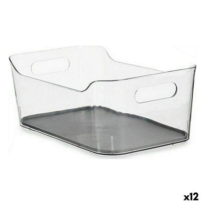 Ladevakken Kinvara Grijs Transparant Siliconen Plastic TPR Gerecycled plastic 17 x 10,5 x 24,5 cm (12 Stuks)