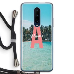 Pacific Dream: OnePlus 7 Pro Transparant Hoesje met koord